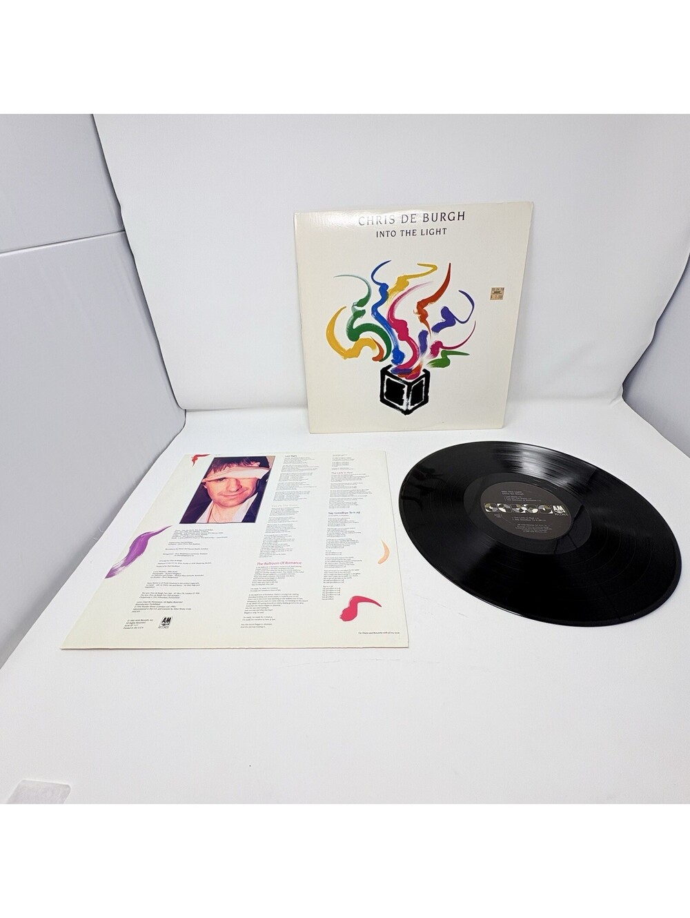 1986 Chris De Burgh Into The Light Record LP AM Records